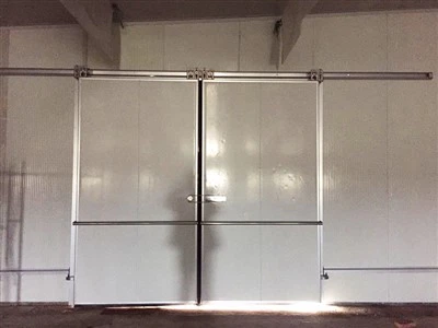 Doppio cancello scorrevole